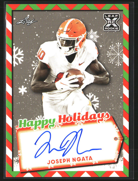 Joseph Ngata 2022 Leaf Holiday Packs HH-JN1 AU AU Cleveland Browns