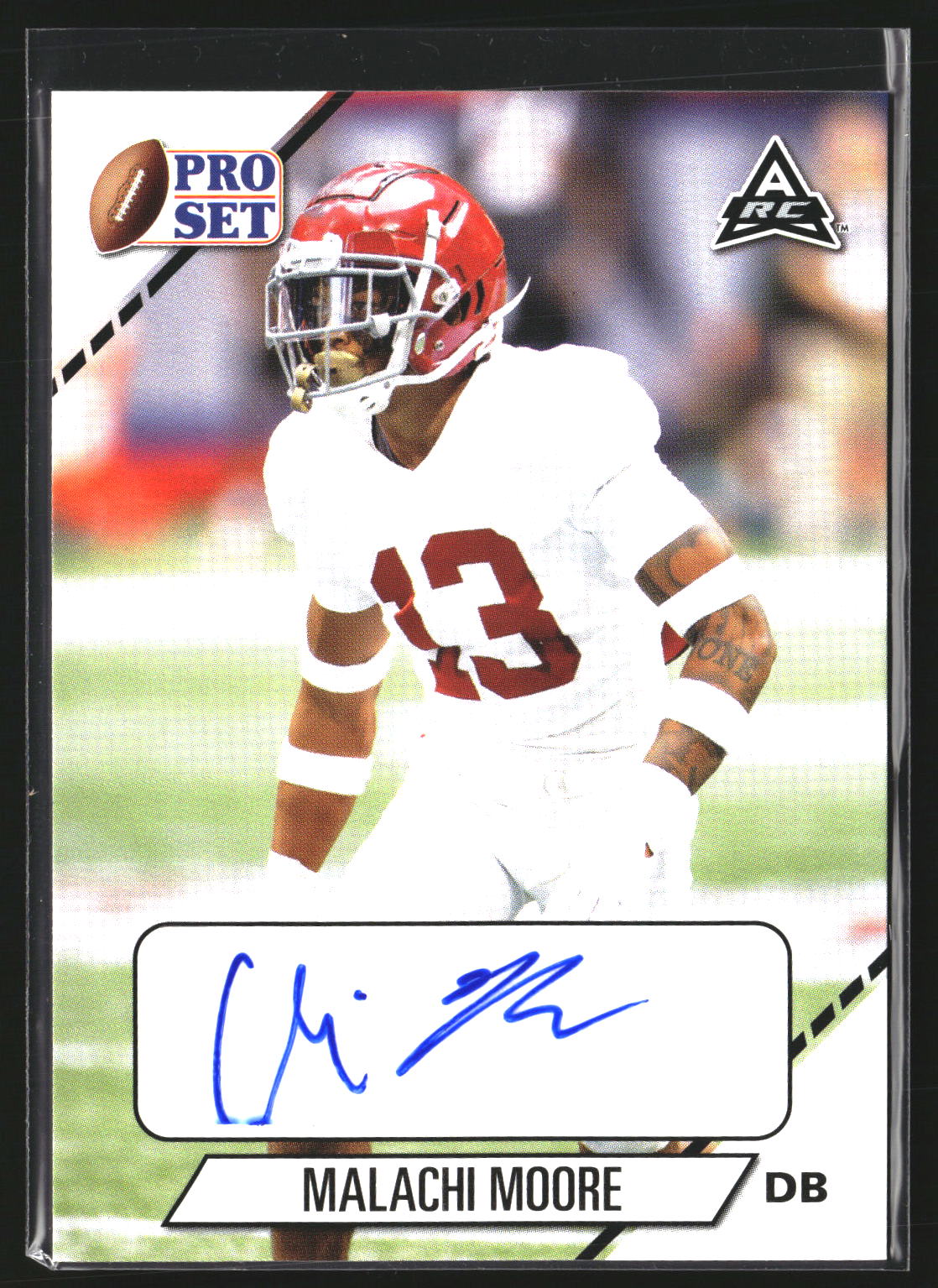 Malachi Moore 2021 Pro Set College Football PS-MM1 Autographs AU Crimson Tide