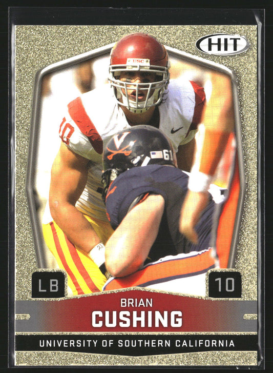 Brian Cushing 2009 SAGE HIT 10 Gold USC Trojans