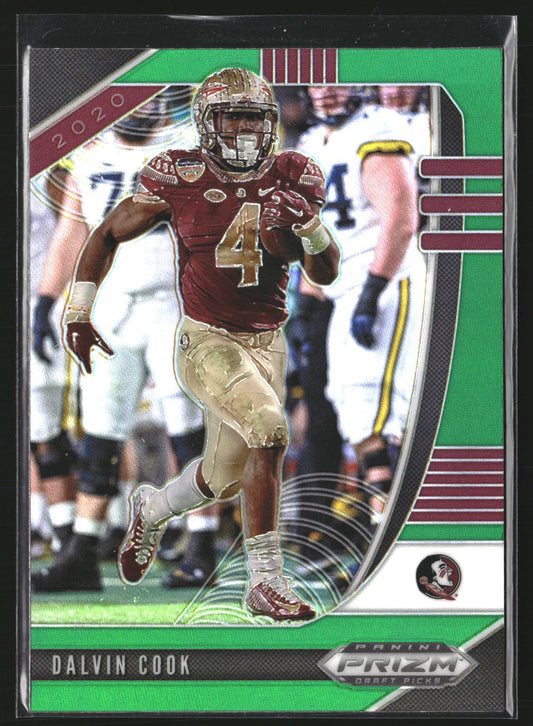 Dalvin Cook 2020 Panini Prizm Draft Picks 21 Prizm Green Florida State Seminoles