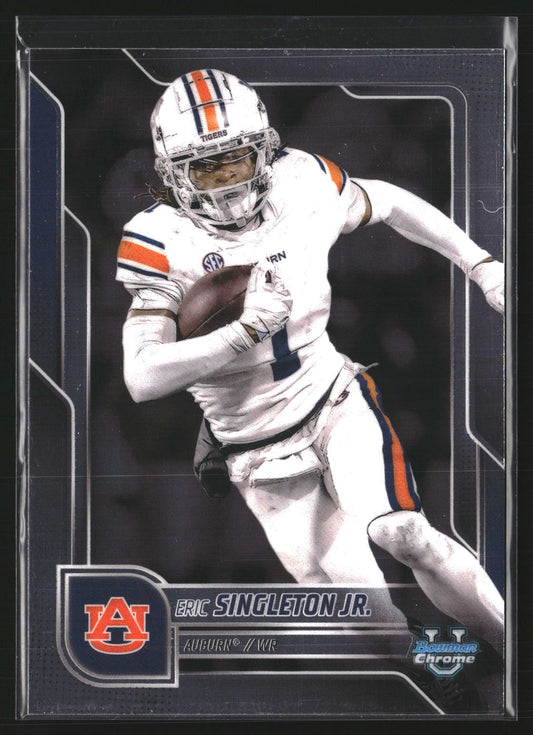 Eric Singleton Jr. 2025 Bowman University Chrome 186 Auburn Tigers