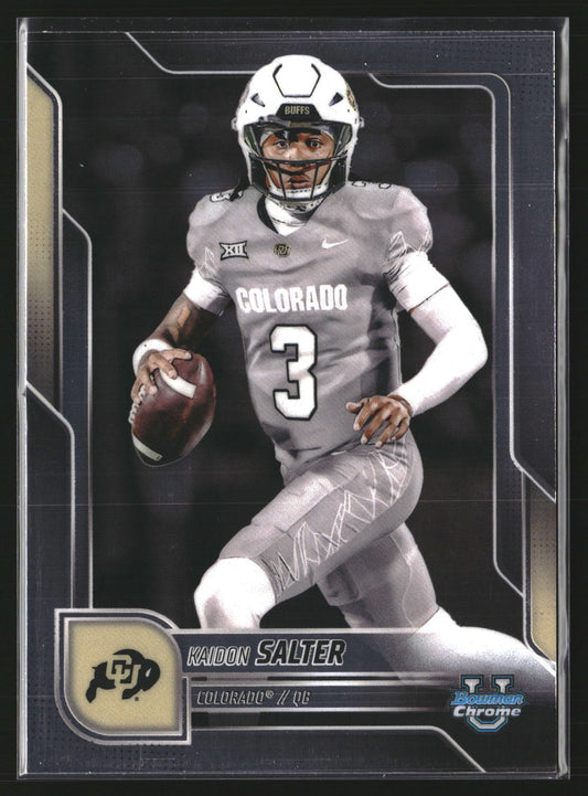 Kaidon Salter 2025 Bowman University Chrome 149 Colorado Buffaloes