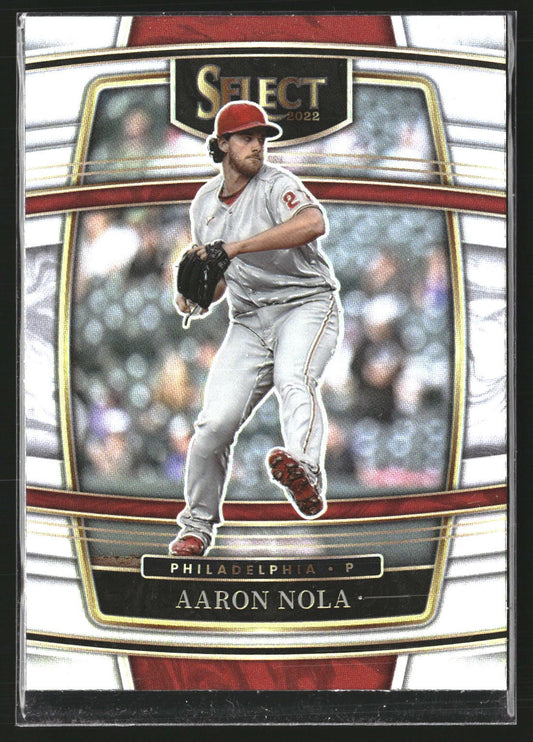 Aaron Nola 2022 Panini Select 82 Holo Philadelphia Phillies