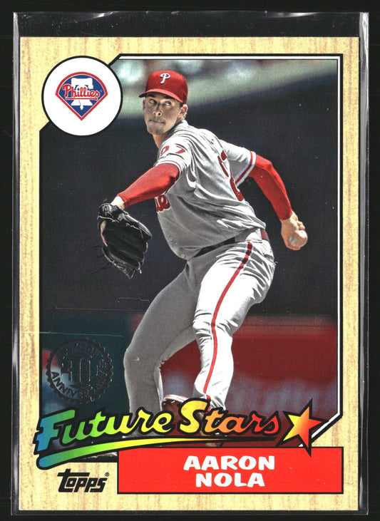Aaron Nola 2017 Topps 87-62 1987 Baseball 30th Anniversary Philadelphia Phillies