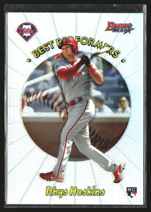 Rhys Hoskins 2018 Bowman's Best 98BP-RH 1998 Best Performer Philadelphia Phillie