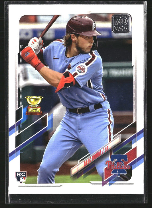 Alec Bohm 2021 Topps 277 RC RC Philadelphia Phillies