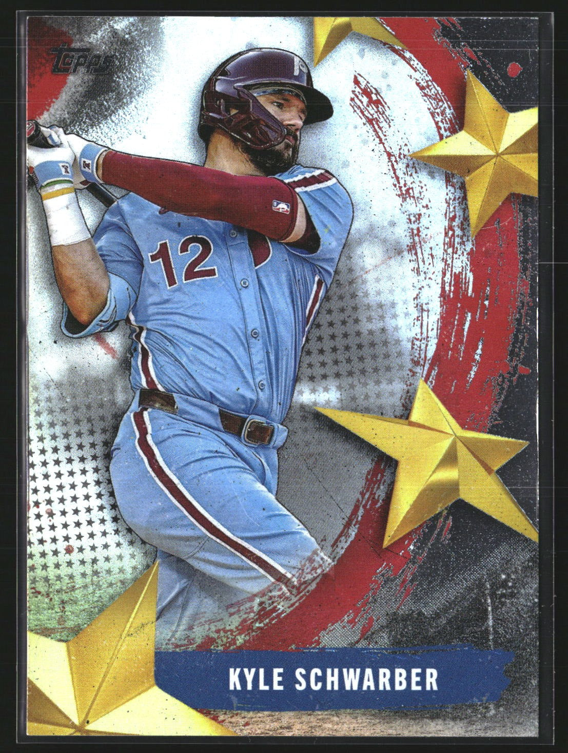 Kyle Schwarber 2025 Topps Update SMLB-82 Stars of MLB Philadelphia Phillies