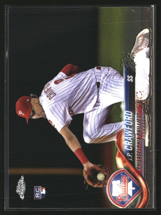 J.P. Crawford 2018 Topps Chrome 61 RC RC Philadelphia Phillies