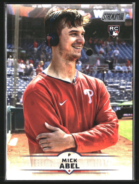 Mick Abel 2025 Stadium Club 159 RC RC Philadelphia Phillies