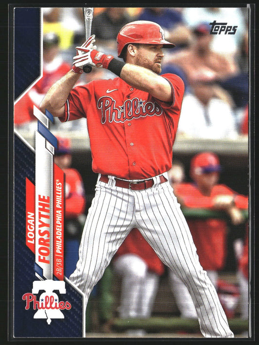 Logan Forsythe 2020 Topps Update U-174 Royal Blue Philadelphia Phillies