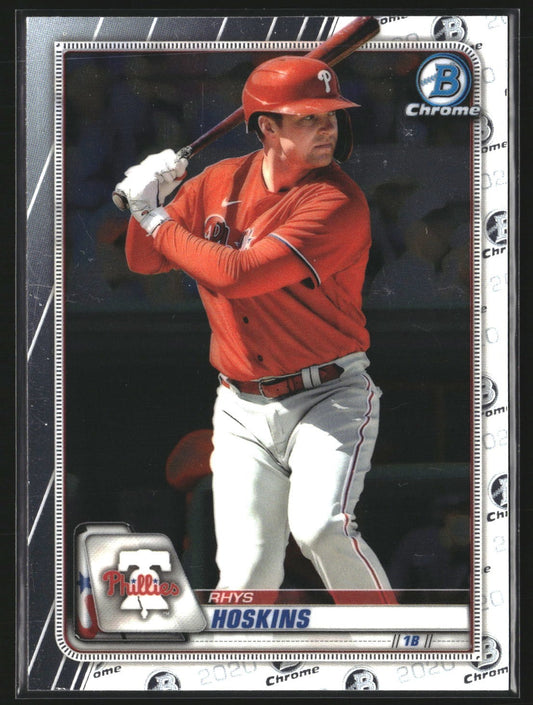 Rhys Hoskins 2020 Bowman Chrome 26 Philadelphia Phillies