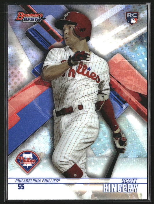 Scott Kingery 2018 Bowman's Best 60 Refractor RC RC Philadelphia Phillies
