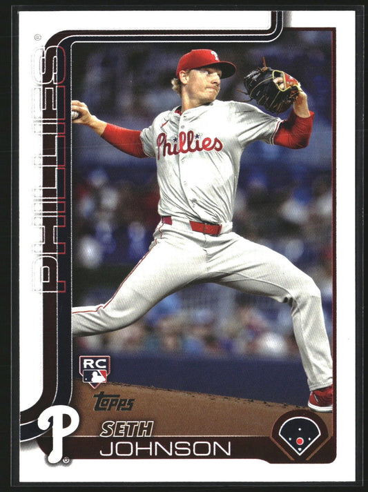 Seth Johnson 2025 Topps 362 RC RC Philadelphia Phillies