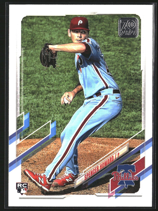 Spencer Howard 2021 Topps 244 RC RC Philadelphia Phillies