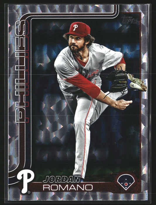 Jordan Romano 2025 Topps 424 Holo Foil Philadelphia Phillies