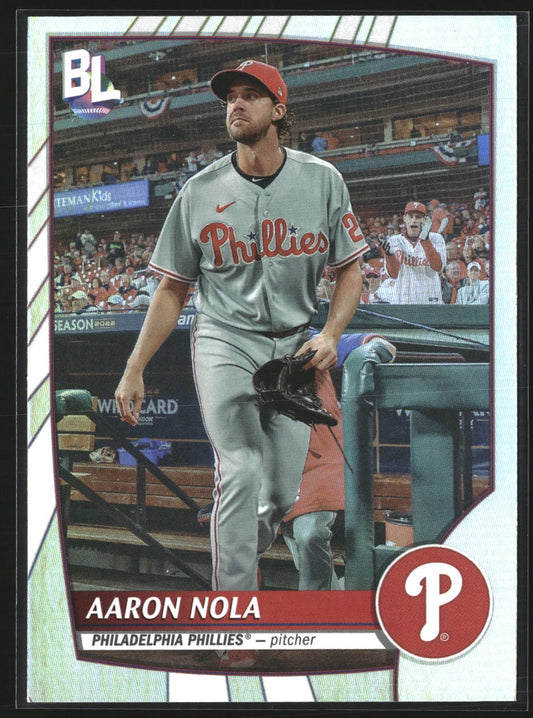 Aaron Nola 2023 Topps Big League #244 Rainbow Foil Philadelphia Phillies