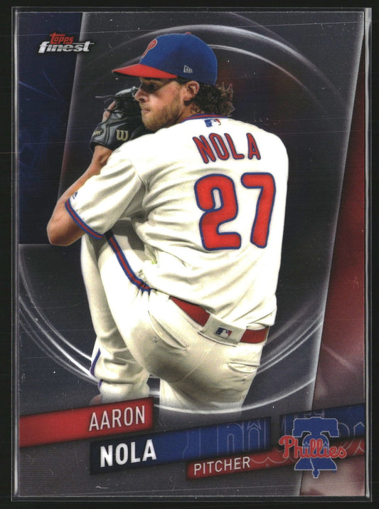 Aaron Nola 2019 Finest 6 Philadelphia Phillies