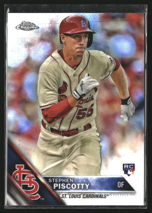 Stephen Piscotty 2016 Topps Chrome 132 Refractor RC RC St. Louis Cardinals