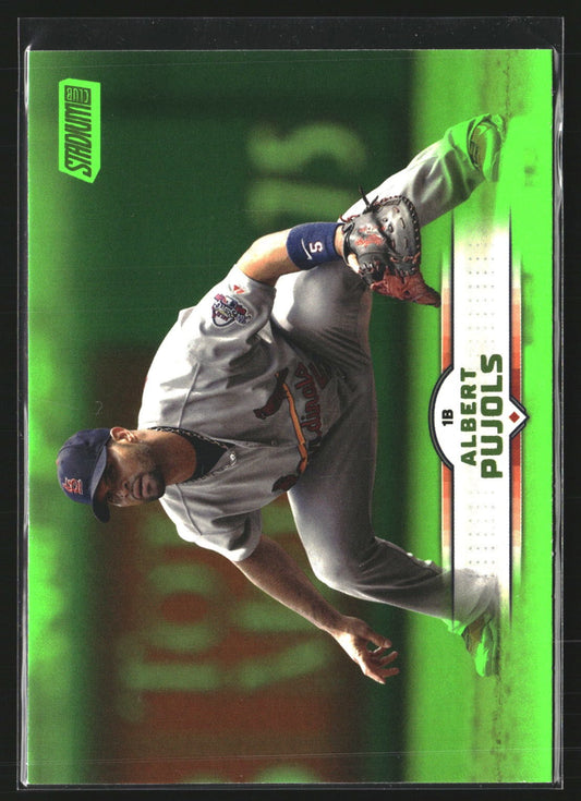 Albert Pujols 2025 Stadium Club 119 Lime Green St. Louis Cardinals