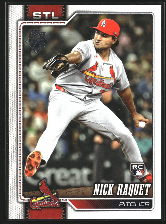 Nick Raquet 2026 Topps 385 RC RC St. Louis Cardinals