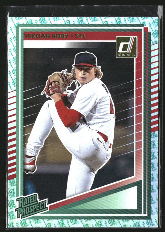 Tekoah Roby 2025 Donruss 196 Liberty St. Louis Cardinals
