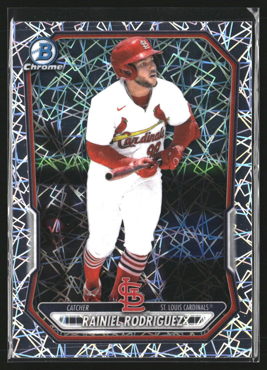 Rainiel Rodriguez 2026 Bowman BCP-54 Chrome Prospects Lazer Refractor Cardinals