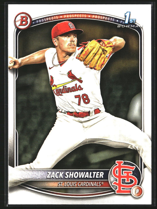 Zack Showalter 2025 Bowman BP-74 Prospects St. Louis Cardinals