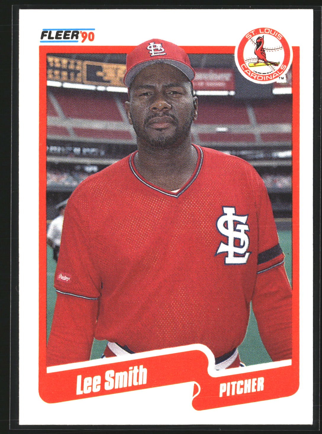 Lee Smith 1990 Fleer Update U-53 St. Louis Cardinals