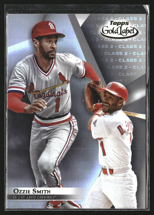 Ozzie Smith 2018 Topps Gold Label 90 Class 2 St. Louis Cardinals