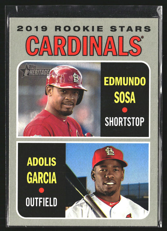 Cardinals 2019 Rookie Star (Sosa /Garcia) 2019 Topps Heritage 286 RC Cardinals