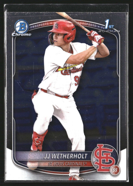 JJ Wetherholt 2025 Bowman BCP-22 Chrome Prospects St. Louis Cardinals