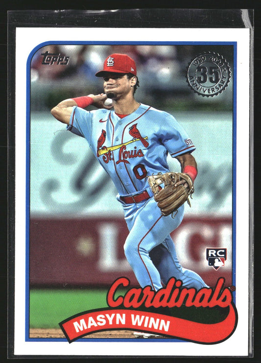 Masyn Winn 2024 Topps 89B-58 1989 Topps Baseball 35th St. Louis Cardinals