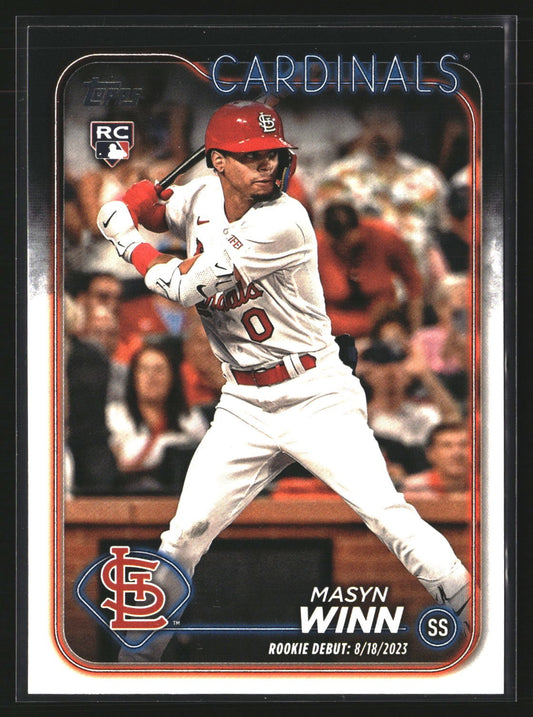 Masyn Winn 2024 Topps Update US272 St. Louis Cardinals