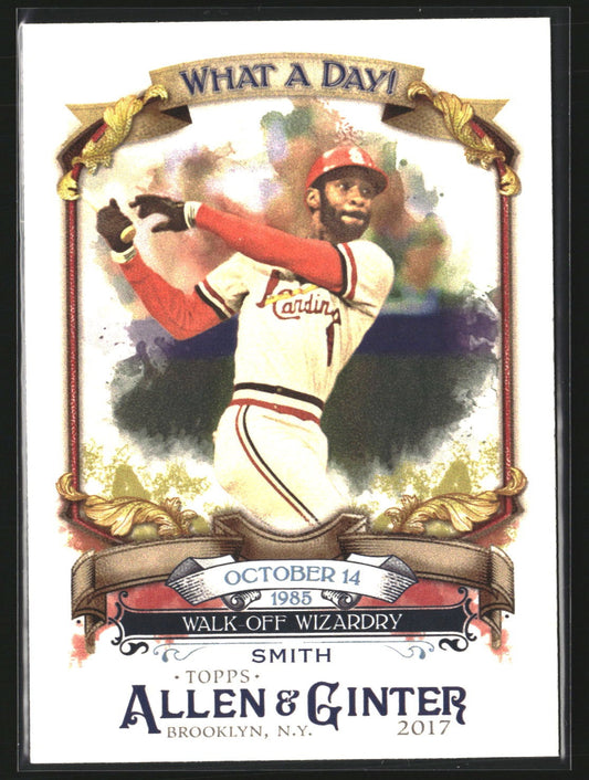 Ozzie Smith 2017 Topps Allen & Ginter WAD-54 What a Day! St. Louis Cardinals