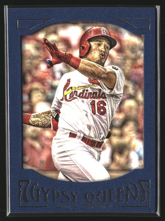 Kolten Wong 2016 Topps Gypsy Queen 57 Framed Blue St. Louis Cardinals