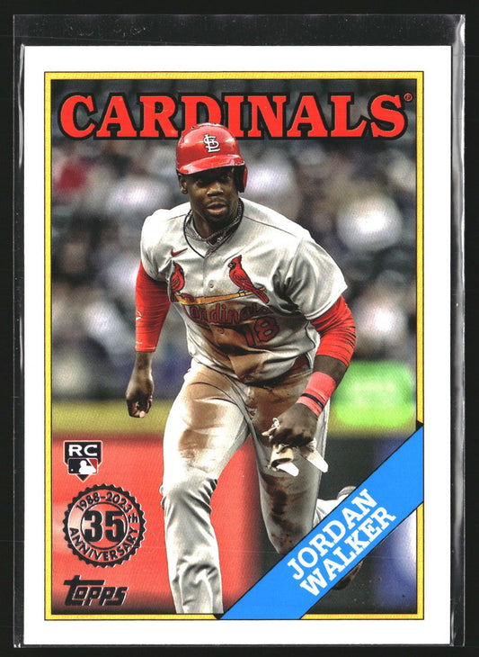 Jordan Walker 2023 Topps Update 88US-49 1988 Baseball 35th St. Louis Cardinals