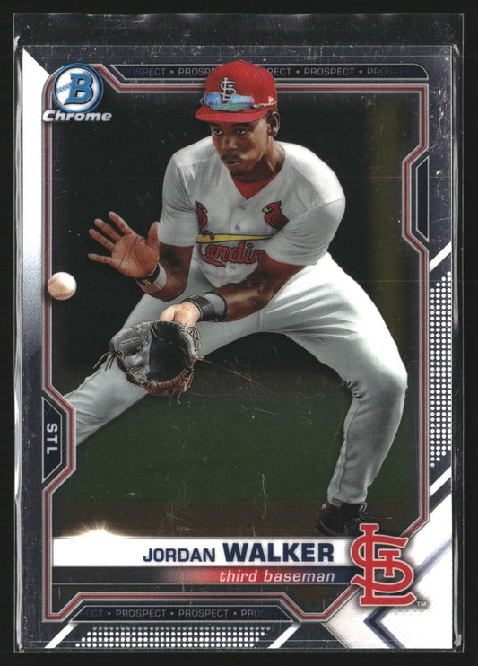 Jordan Walker 2021 Bowman Chrome BCP-236 Prospects St. Louis Cardinals