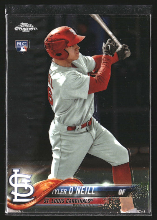 Tyler O'Neill 2018 Topps Chrome 35 RC RC St. Louis Cardinals