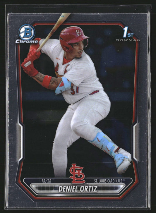 Deniel Ortiz 2026 Bowman BCP-22 Chrome Prospects St. Louis Cardinals