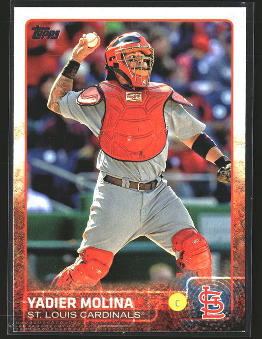 Yadier Molina 2015 Topps 647 St. Louis Cardinals