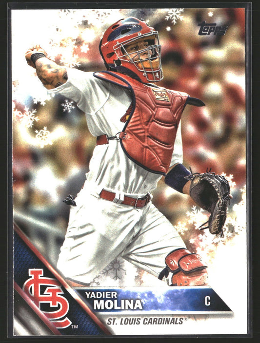 Yadier Molina 2016 Topps Holiday HMW183 St. Louis Cardinals