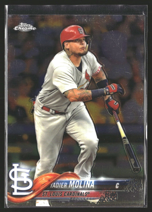 Yadier Molina 2018 Topps Chrome 24 St. Louis Cardinals
