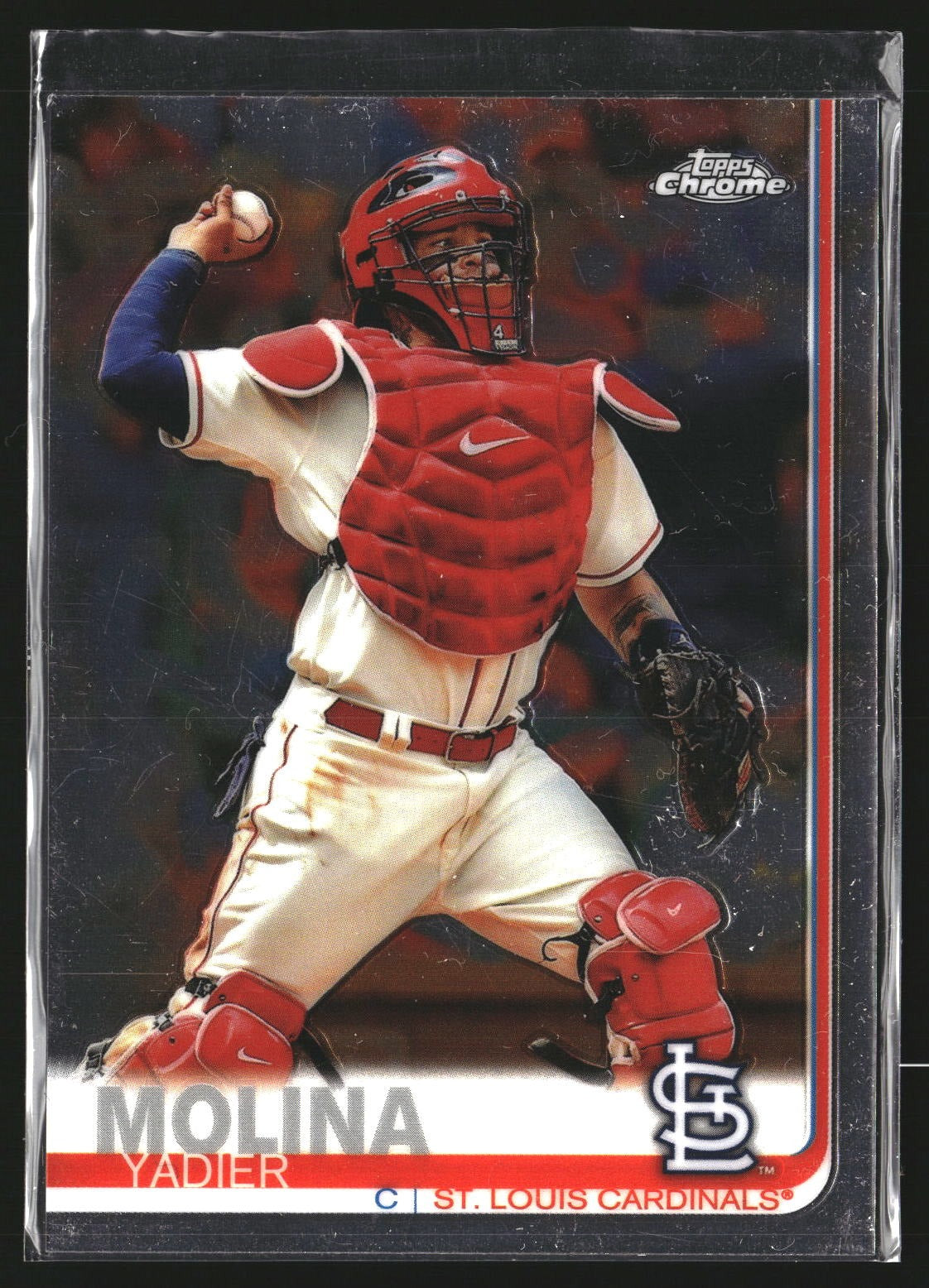 Yadier Molina 2019 Topps Chrome 51 St. Louis Cardinals