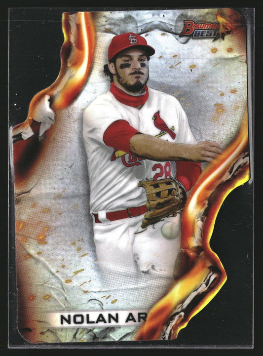 Nolan Arenado 2021 Bowman's Best HW-21 Heatwave Die Cut St. Louis Cardinals