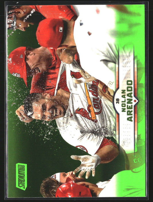 Nolan Arenado 2025 Stadium Club 127 Lime Green St. Louis Cardinals