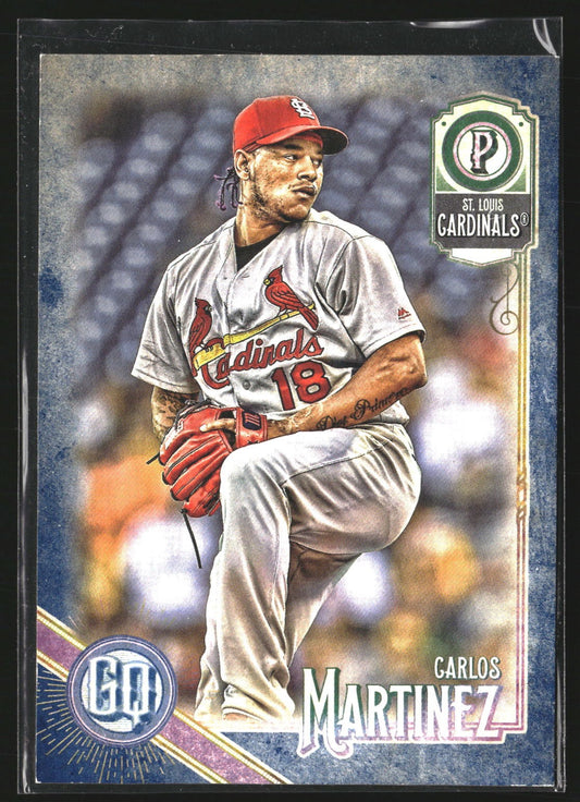Carlos Martinez 2018 Topps Gypsy Queen 146 Indigo SN St. Louis Cardinals