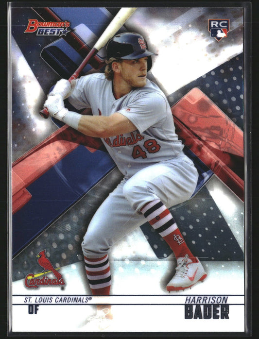 Harrison Bader 2018 Bowman's Best 21 RC RC St. Louis Cardinals