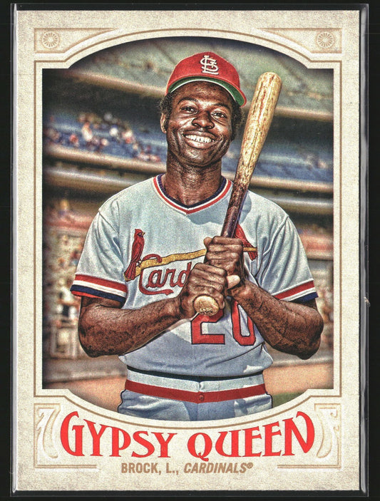 Lou Brock 2016 Topps Gypsy Queen 337 St. Louis Cardinals