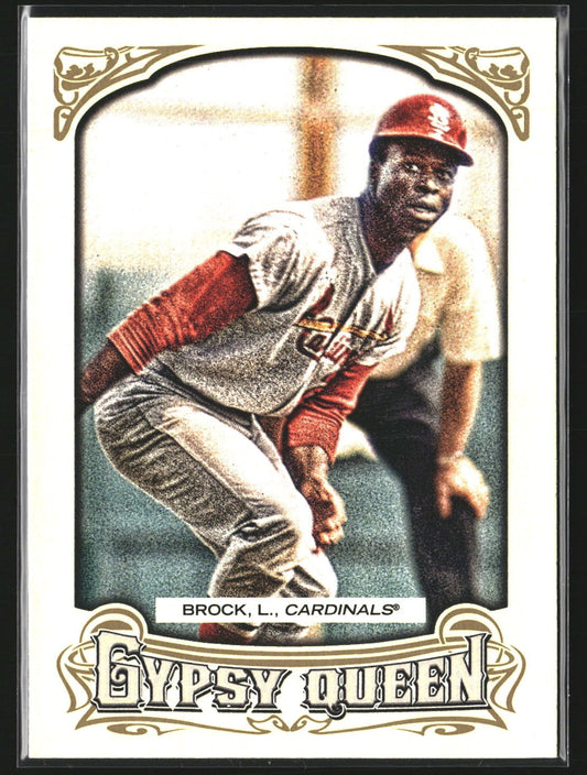 Lou Brock 2014 Topps Gypsy Queen 37 St. Louis Cardinals