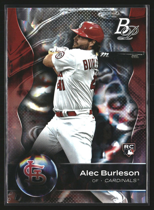 Alec Burleson 2023 Bowman Platinum 72 Ice Foil RC RC St. Louis Cardinals